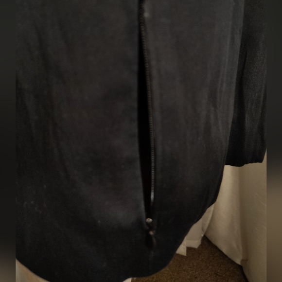 Norton McNaughton Jacket, Women, Black Zip Up, Collar, 3/4 sleeves, Zip Pckts,12 - Picture 4 of 11